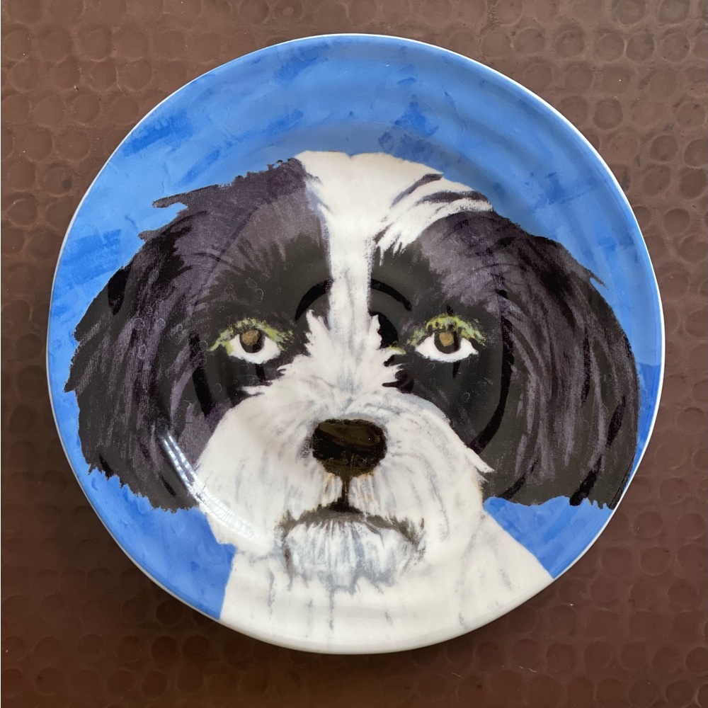 Shitzu 9” Collector’s Plate by Carole Akins